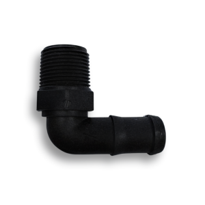 CODO INS – ROSCA MACHO 19 MM POLIPROPILENO