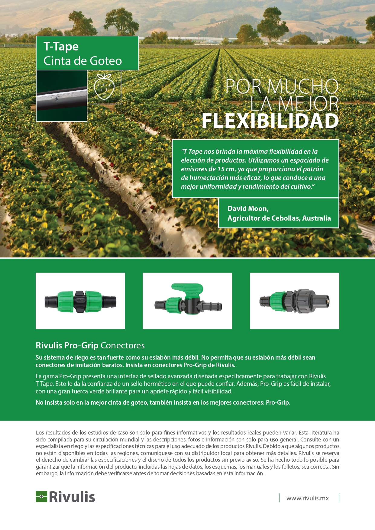 CINTA T-TAPE 5/8 6 MIL 1.02 LPH @20 CM R-3048 - Imagen 13