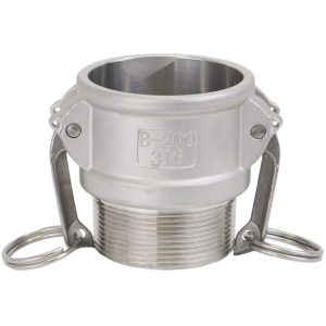 Adaptador de Acoplamiento Rápido Tipo B de Aluminio 2" (50 mm)