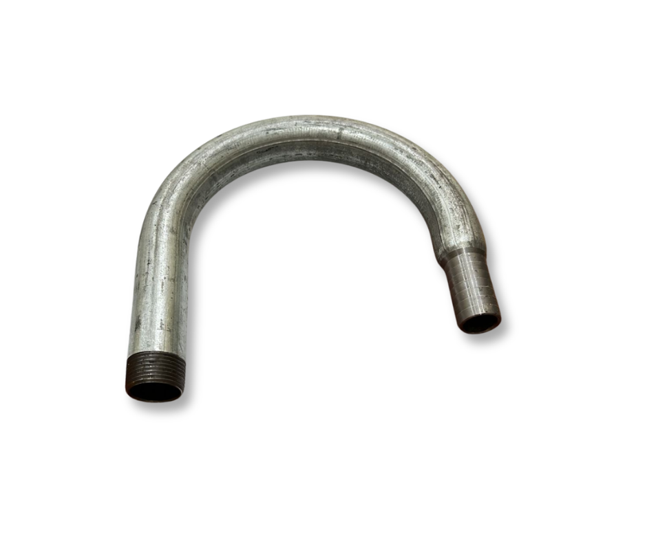 Conexión Pipe-U 3/4" Macho x Hose Barb Galvanizada